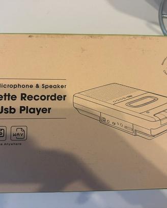 Cassette recorded with usb
