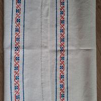 BASSETTI - asciugamano ricamato a punto croce