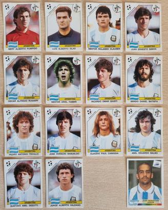 15 Figurine Panini Argentina Italia '90 France '98