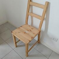 Set 4 sedie IKEA IVAR in pino massiccio