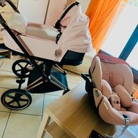 Trio Cybex Platinum Priam 4 - Telaio Rose Gold -