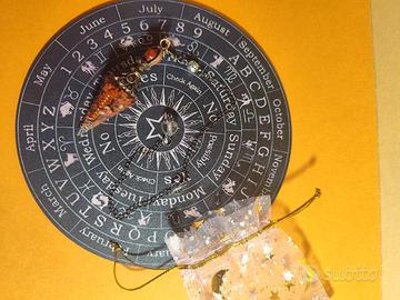 pendolo esoterico con tavola 