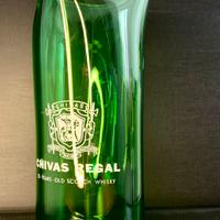 Caraffa verde Chivas Regal con logo