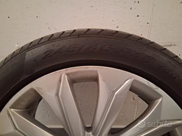 4 RUOTE ORIGINALI AUDI A4 ALLROAD r18