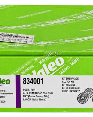 Kit Frizione Valeo 834001 230 mm con Cuscinetto Id
