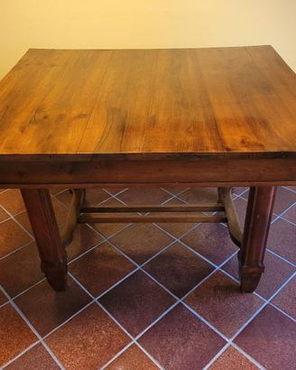 Tavolo rettangolare in legno massello, Liberty