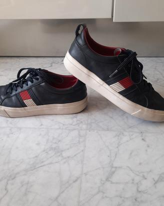 Scarpe Tommy Hilfiger Blu in Pelle - Misura 42