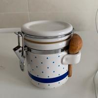 Barattolo Granarolo in ceramica con cucchiaino