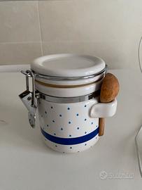 Barattolo Granarolo in ceramica con cucchiaino