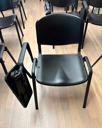 Sedie con ribaltina per aula/corso – come nuove