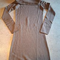 Maglia pesante invernale lunga marrone L nuova 