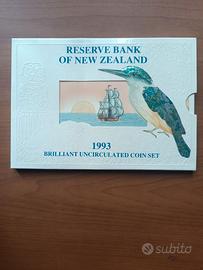 1993 NEW ZEALAND brilliant uncirculated set