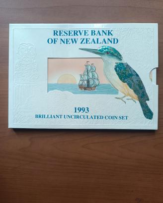 1993 NEW ZEALAND brilliant uncirculated set