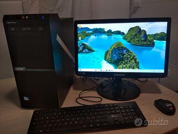 Acer Veriton E430G Win 11 Pro – 8GB Ram + monitor