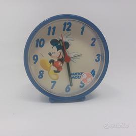 orologio con sveglia vintage topolino Mickey Mouse