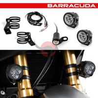 KIT FARETTI MOTO A LED + ATTACCHI [BARRACUDA]
