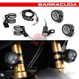 KIT FARETTI MOTO A LED + ATTACCHI [BARRACUDA]