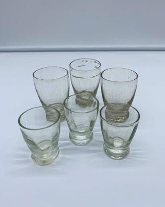 bicchierini da rosolio vintange
