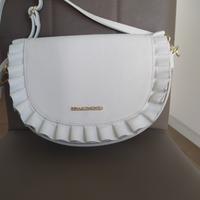 Borsa bianca in vera pelle Nuova Rinascimento