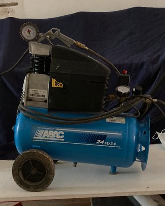 Compressore ABAC 24 litri 2,5 hp MAI USATO