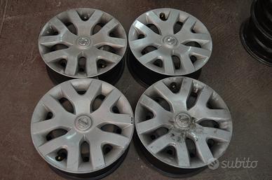 4 Cerchi da 16' in Ferro - Nissan - Juke Qashqai