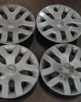 4 Cerchi da 16' in Ferro - Nissan - Juke Qashqai
