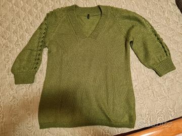 Maglione maglioncino donna Benetton taglia M verde
