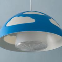 Lampadario bambini con nuvole