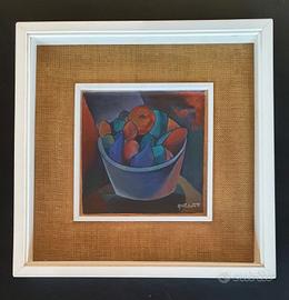 Quadro"Omaggio a Picasso" dipinto di P. Galimberti