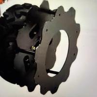 Coppia ruote ferro trincia Eurosystems TM 70 -P 70