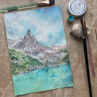 Acquarello originale formato A4