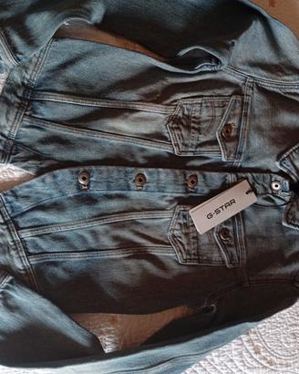 giubbotto giubbino giacca jeans XS donna