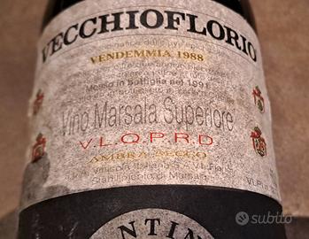 Bottiglia di marsala Vecchio Florio 1988