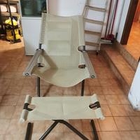 Sedia sdraio Emu, modello Snooze completa di poggi