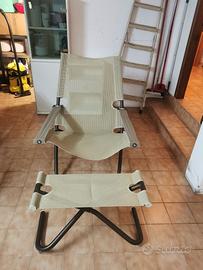 Sedia sdraio Emu, modello Snooze completa di poggi