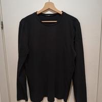 Maglia nera manica lunga uomo Tezenis