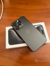 IPhone 15 Pro 128GB Nero Batteria Nuova