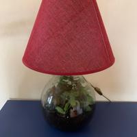 lampada con terrario interno