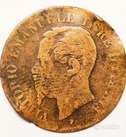 2 centesimi 1862 Vittorio Emanuele II Re D'Italia