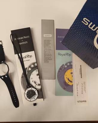 Audemar Piguet x Swatch| Ocho Negro