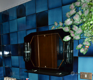 Specchio da bagno con mensola e luci