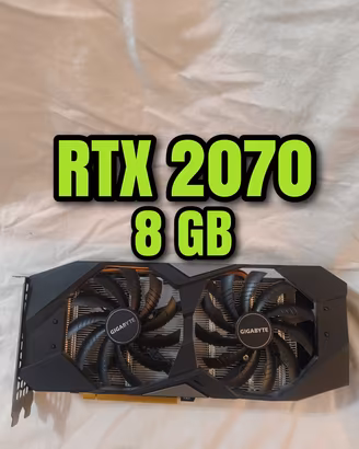 RTX 2070 8gb gigabyte windforce oc 