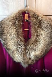 Collo pelliccia marmotta per cappotti