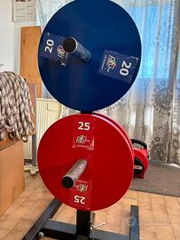 Portapesi in acciaio palestra PowerGear