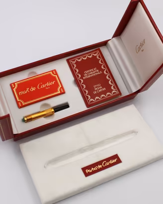 Cartier Box Penna Pasha Collezione Vintage Rossa