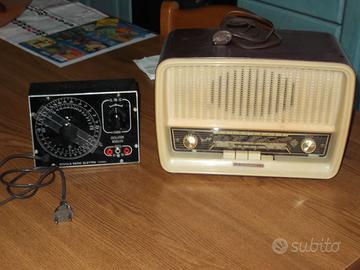Radio d'epoca Telefunken e oscillatore sre.