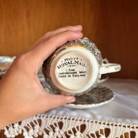 6 Tazze da tè con piattini di Myott Royal Mail