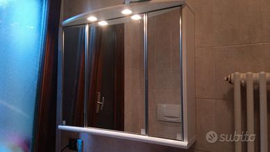 Specchio contenitore bagno