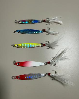 Kit pesca spinning jig 10g NUOVI