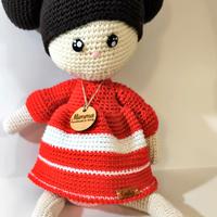 Bambole da collezione amigrumi -Giulia